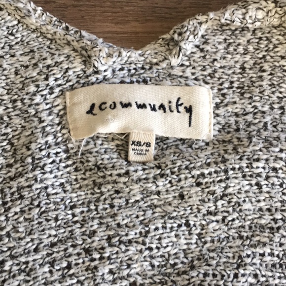 Aritzia heather grey cape cardigan - Picture 2 of 2